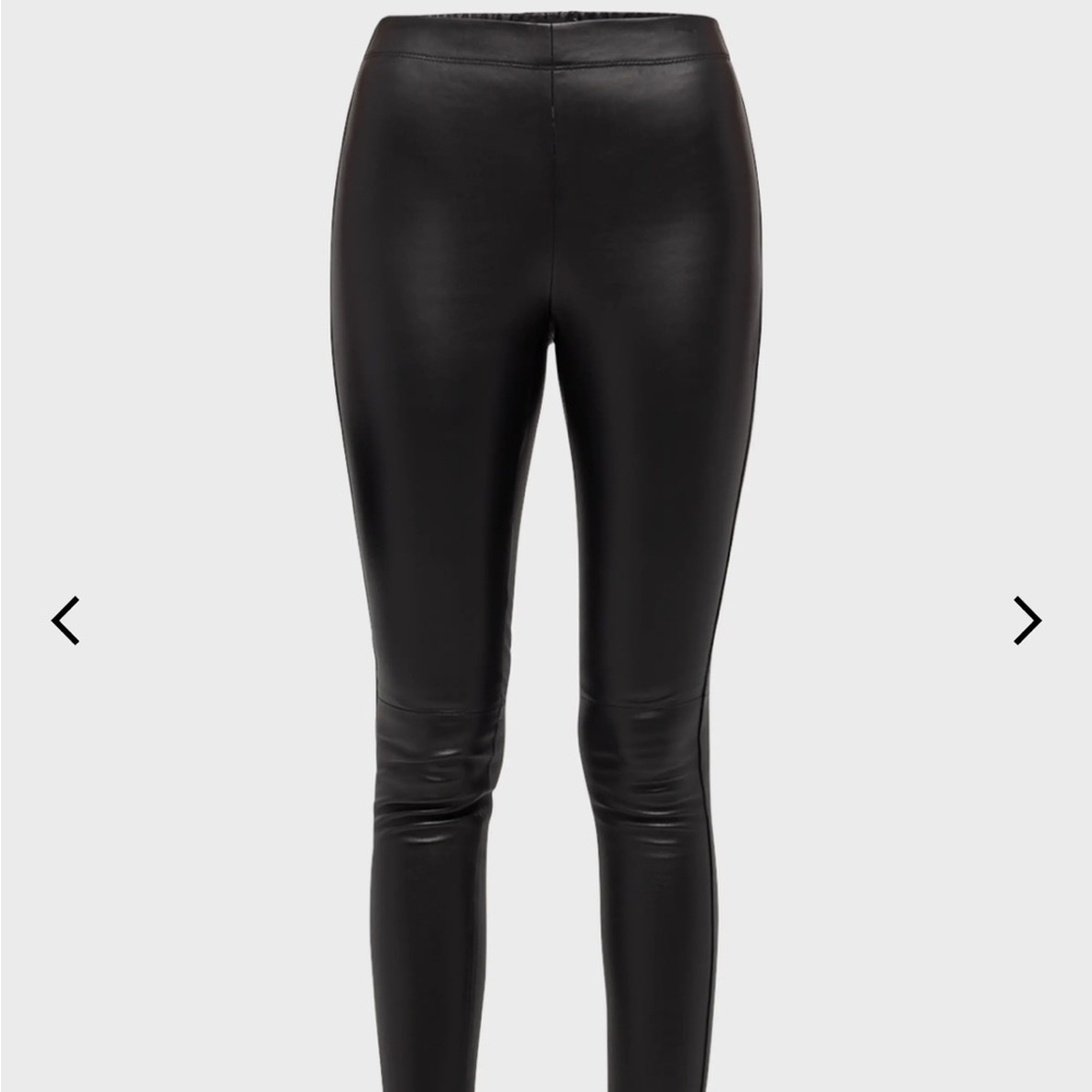 Joseph Classic Black Leather Leggings